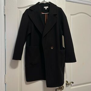 Top shop women’s black coat size US 6